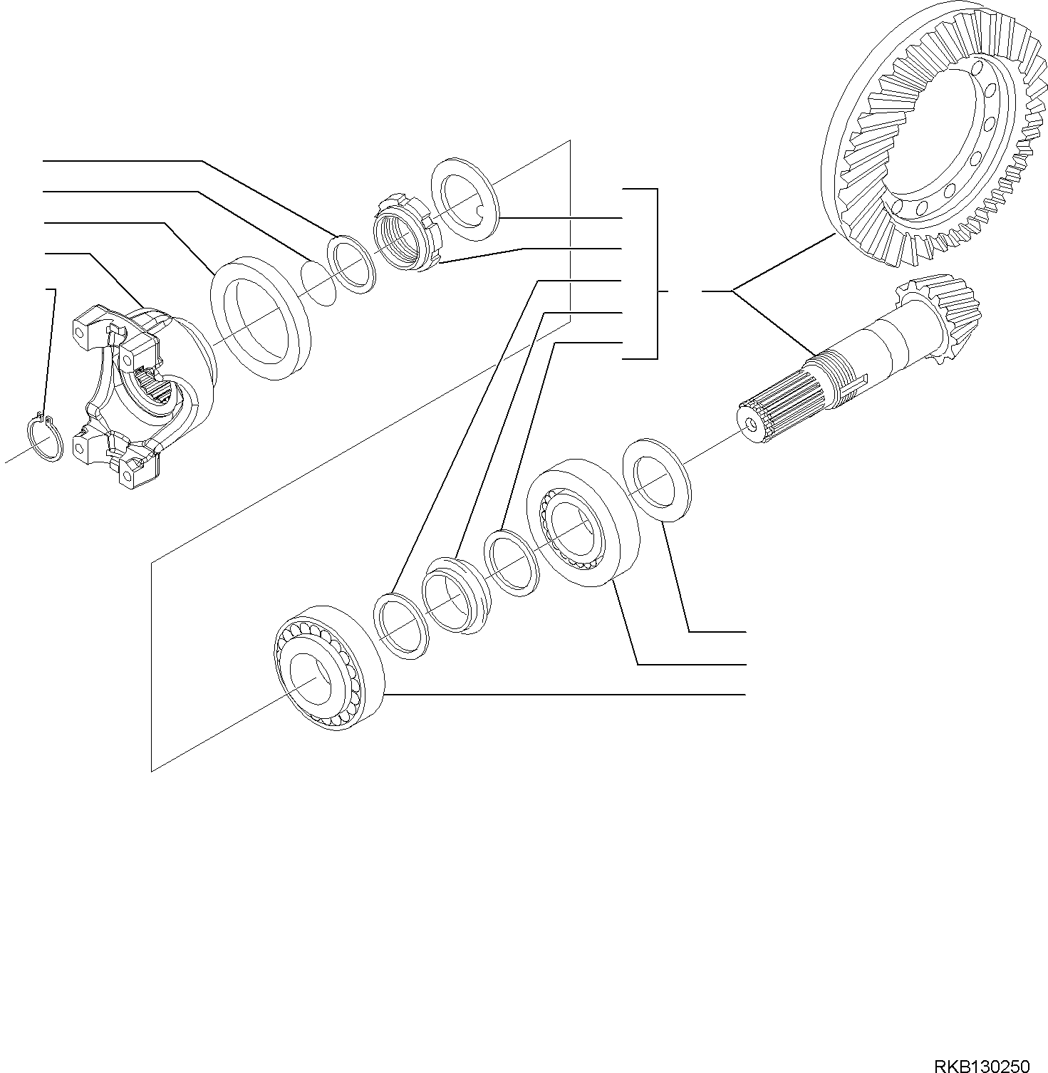 KIT, BEVEL GEAR CA0068307 KOMATSU