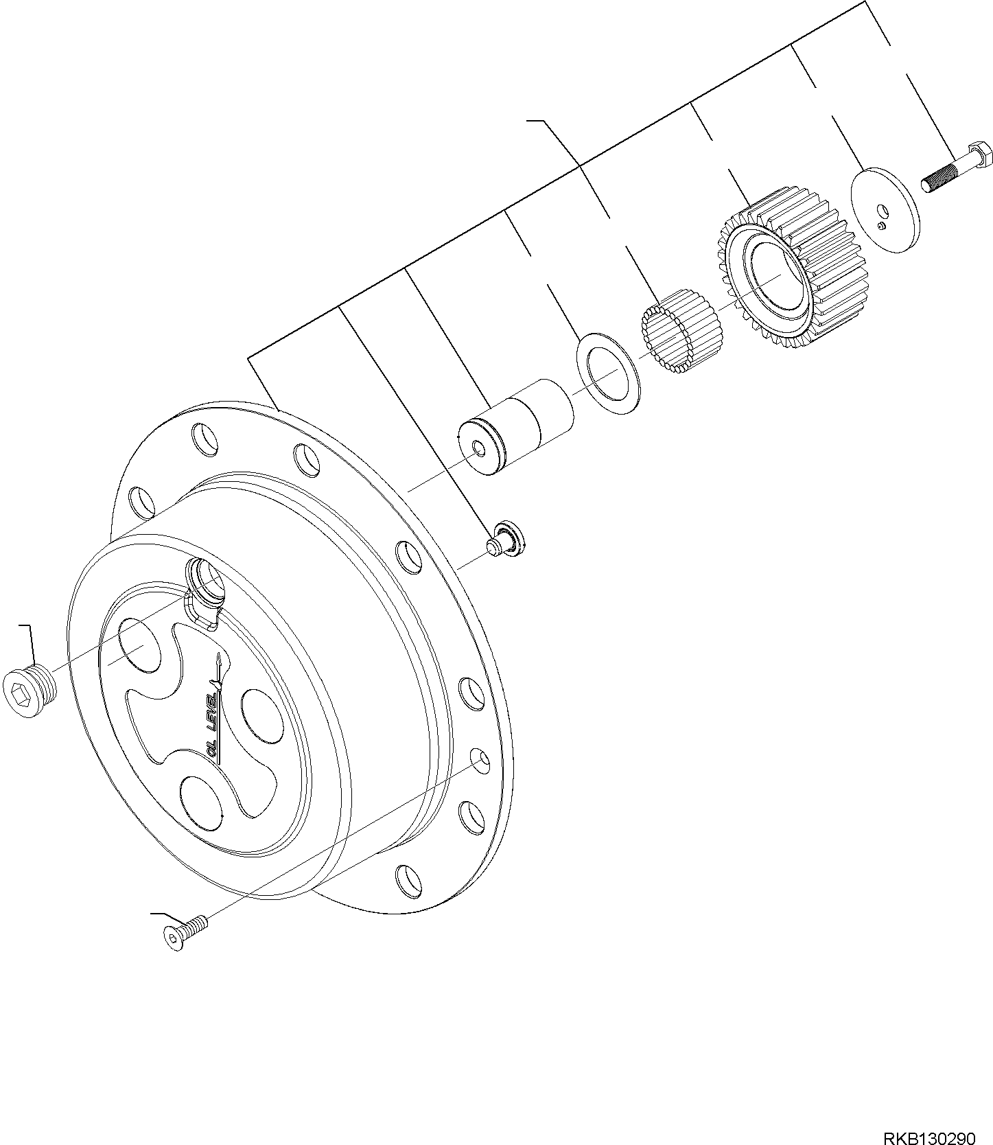 Болт CA0204900 KOMATSU
