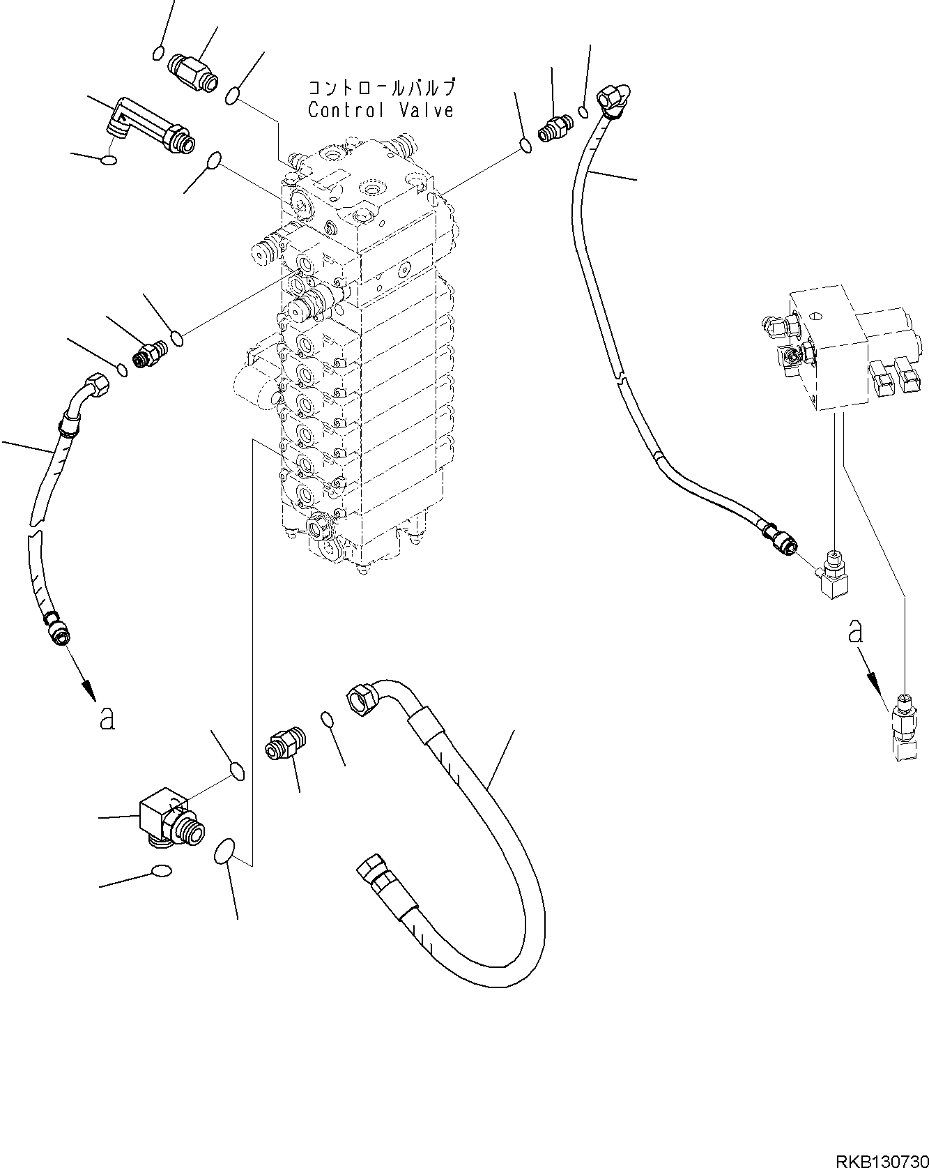 Шланг 2A1-973-R340 KOMATSU