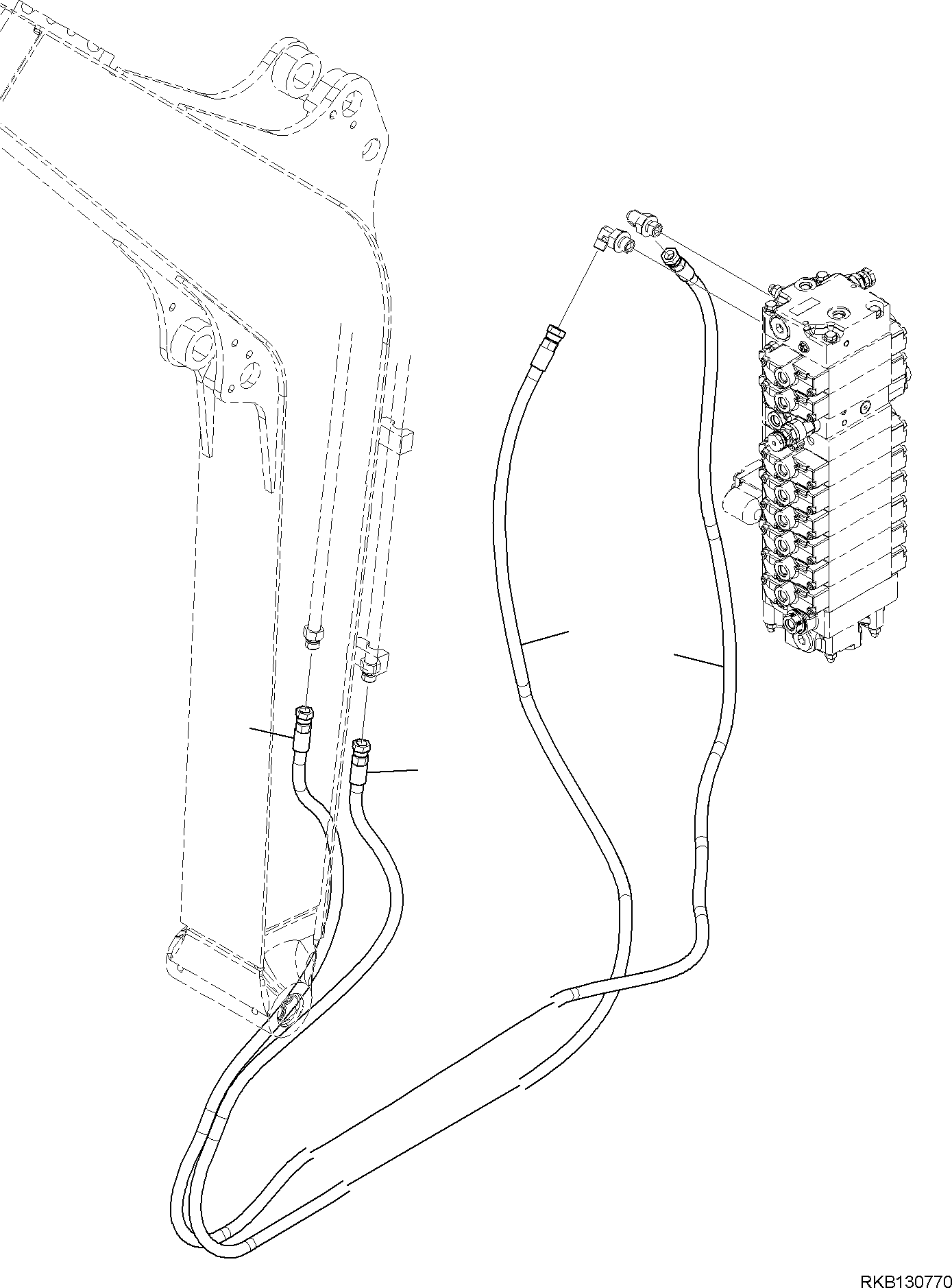 Шланг 2A1-973-5850 KOMATSU