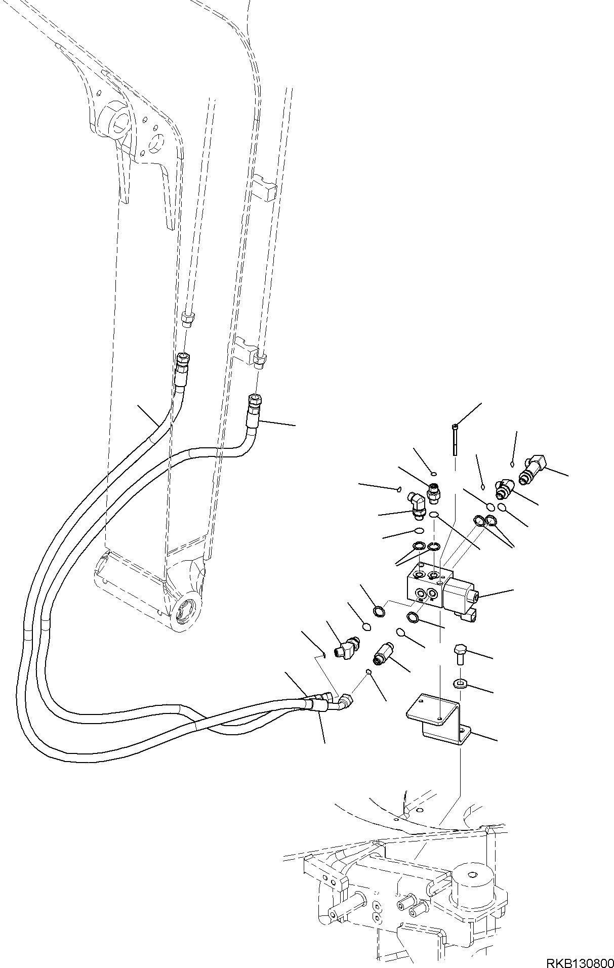 Шланг 2A1-973-5590 KOMATSU