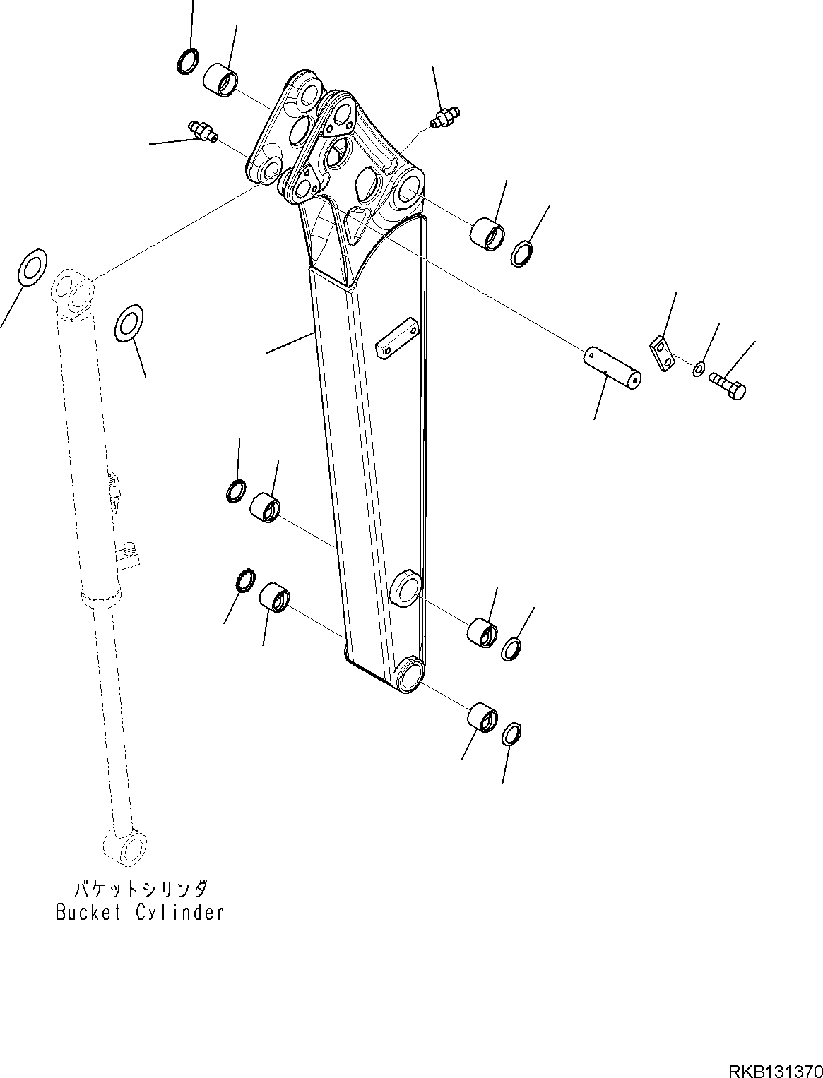 ARM, ASSEMBLY 22K-70-R0140 KOMATSU