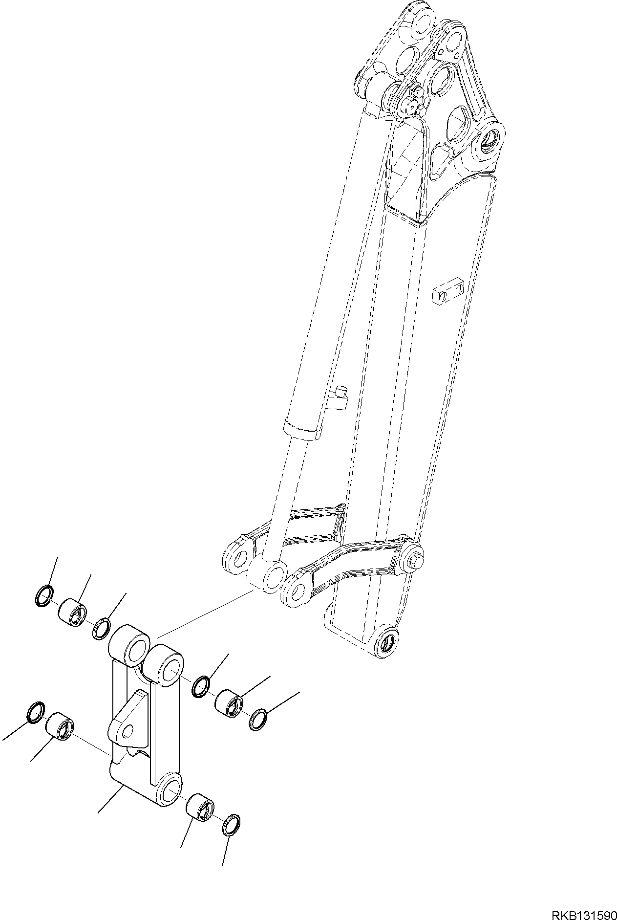 LINK, ASSEMBLY 22K-70-R8512 KOMATSU