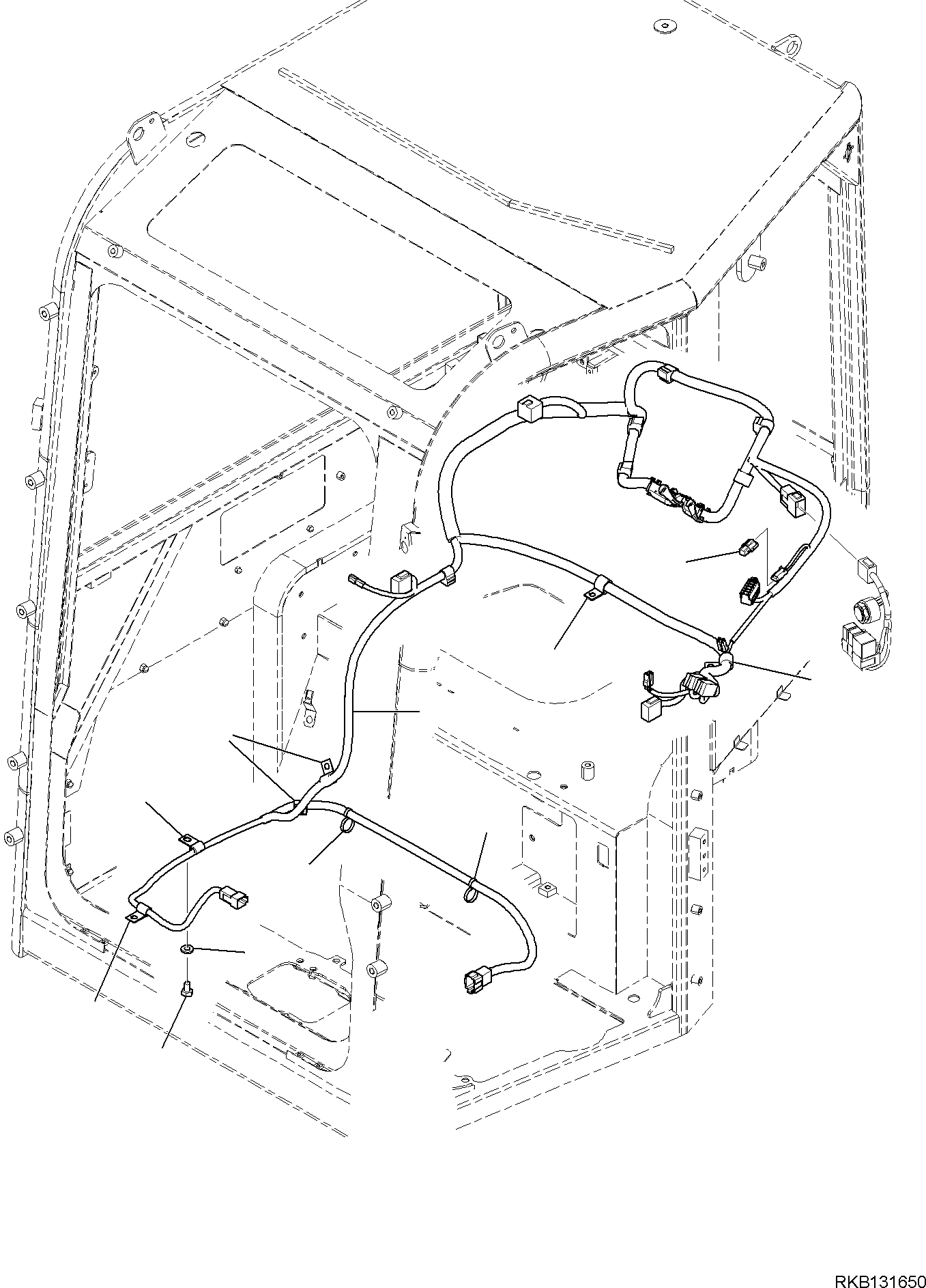 Жгут проводов 2A1-06-55121 KOMATSU