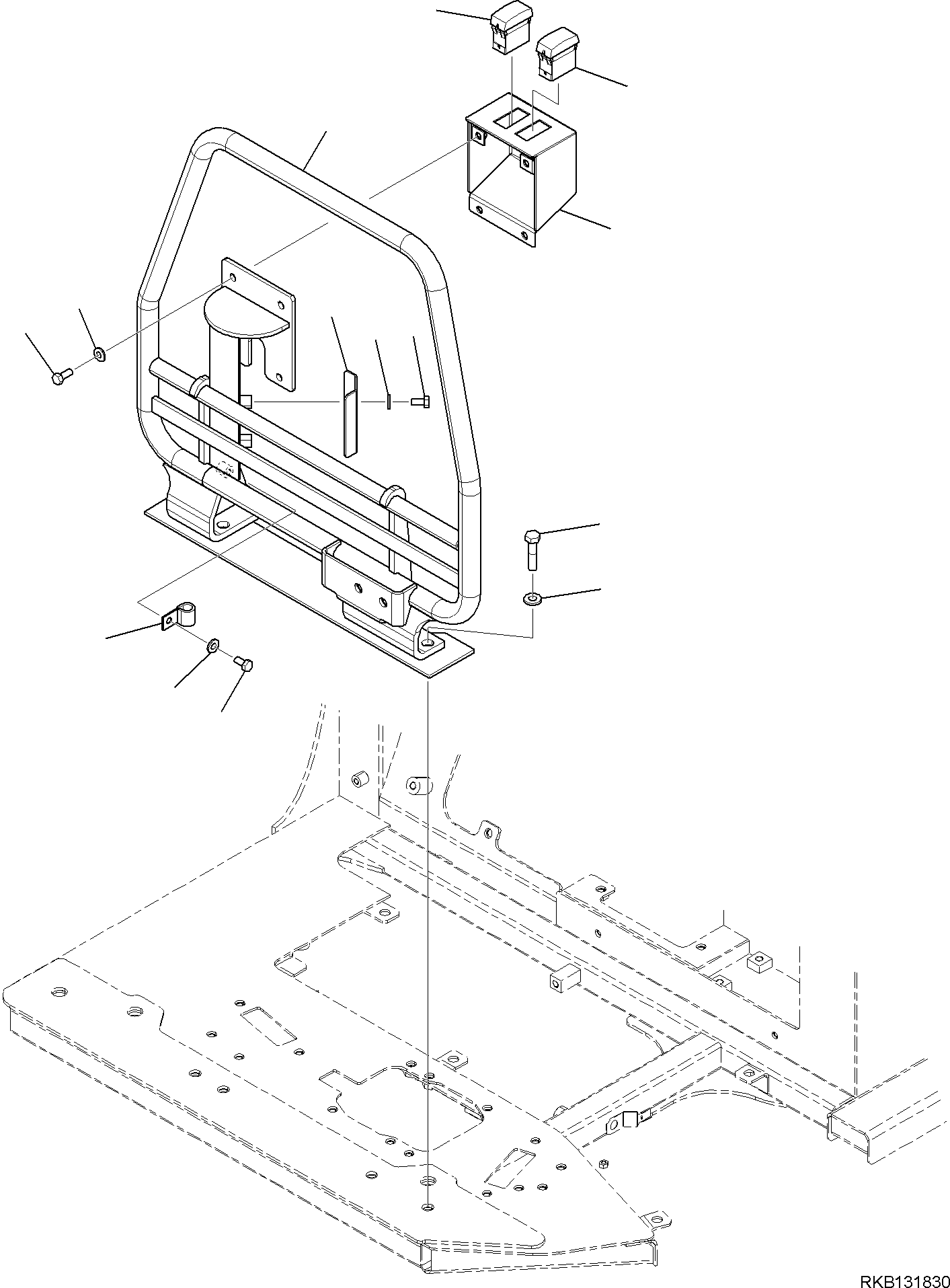 Ограждение 2A1-54-53210 KOMATSU