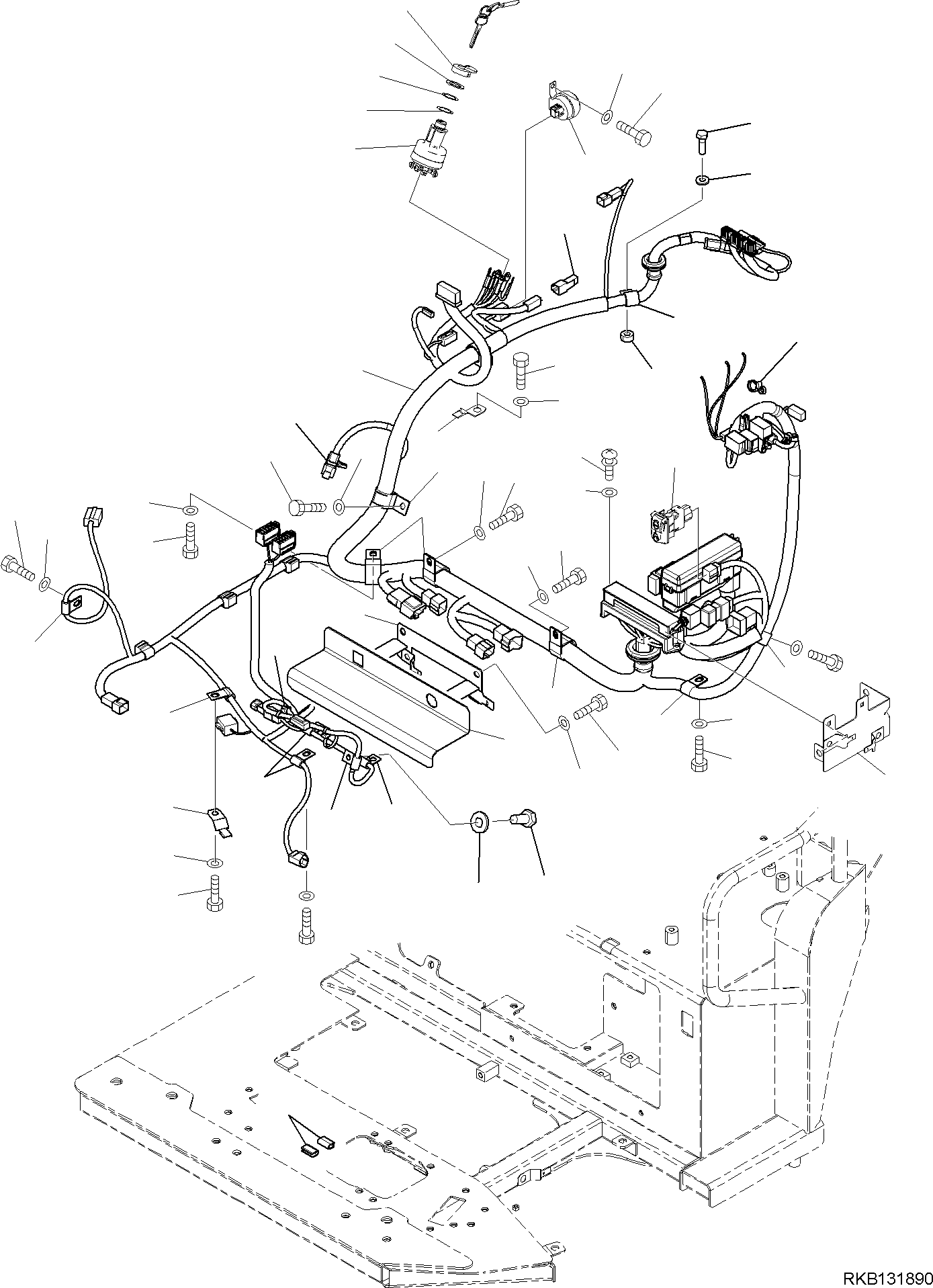 Жгут проводов 2A1-06-54110 KOMATSU