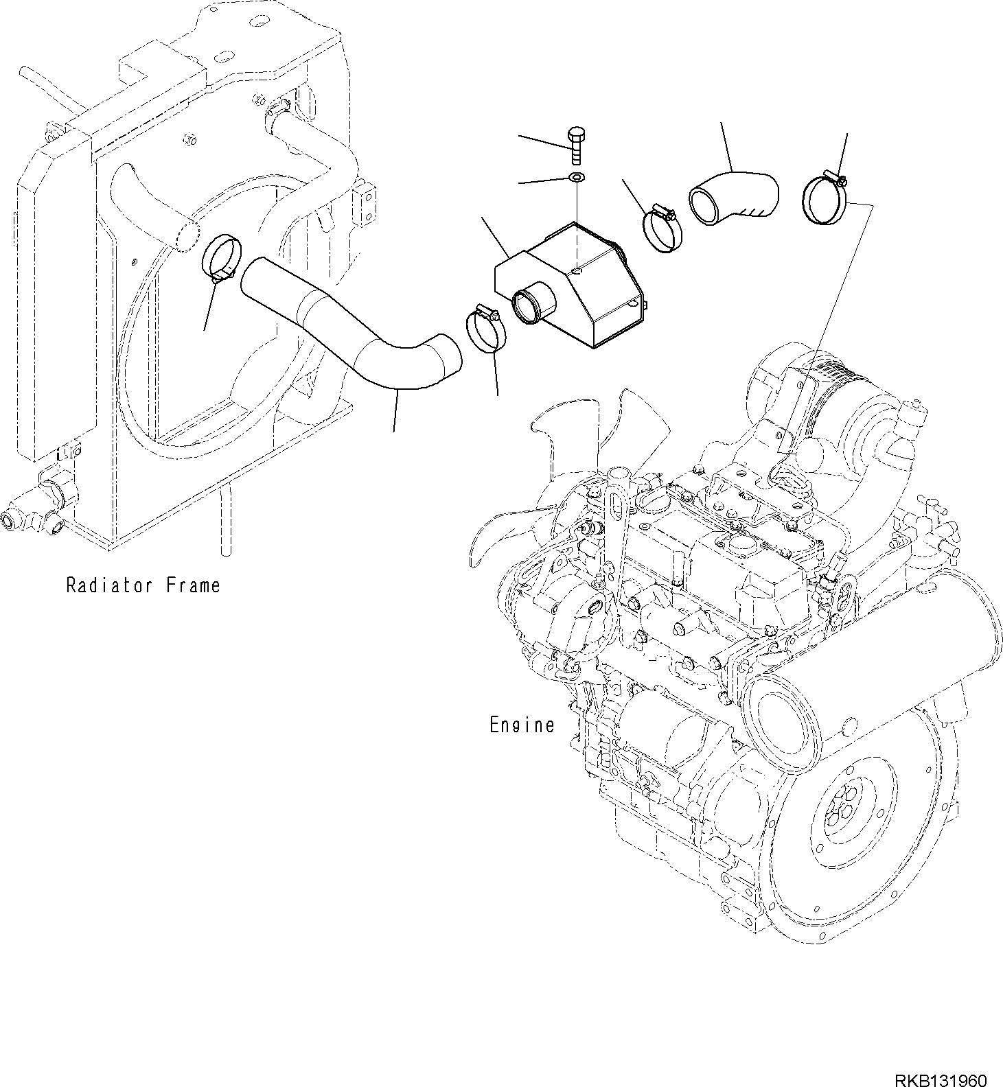 CHAMBER 2A1-01-51610 KOMATSU