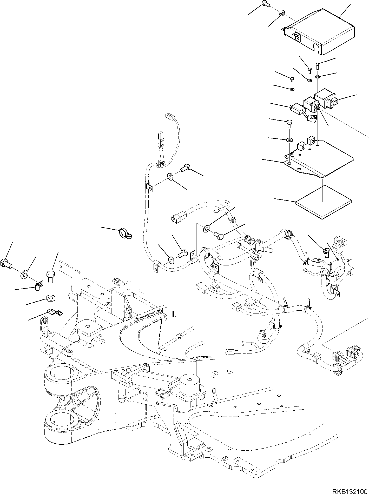 Крышка 2A1-06-51240 KOMATSU