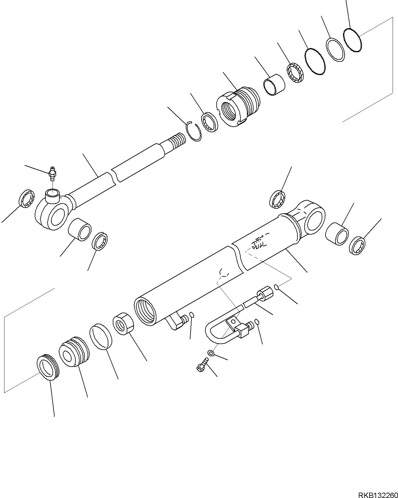 SEAL KIT, BUCKET CYLINDER 721-98-05210 KOMATSU