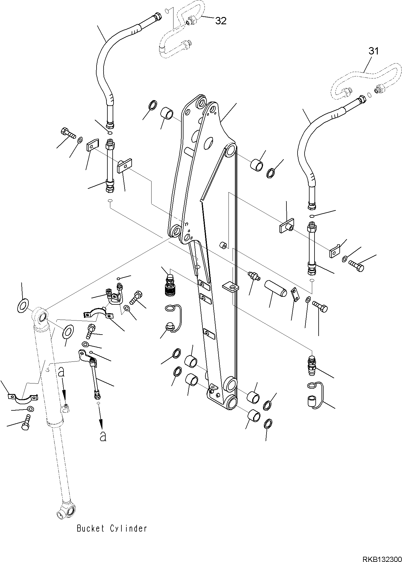 ARM, ASSEMBLY 22J-943-0060 KOMATSU