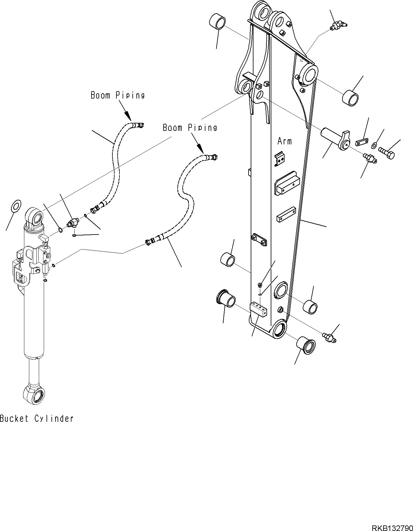 ARM, ASSEMBLY 21D-973-4010 KOMATSU