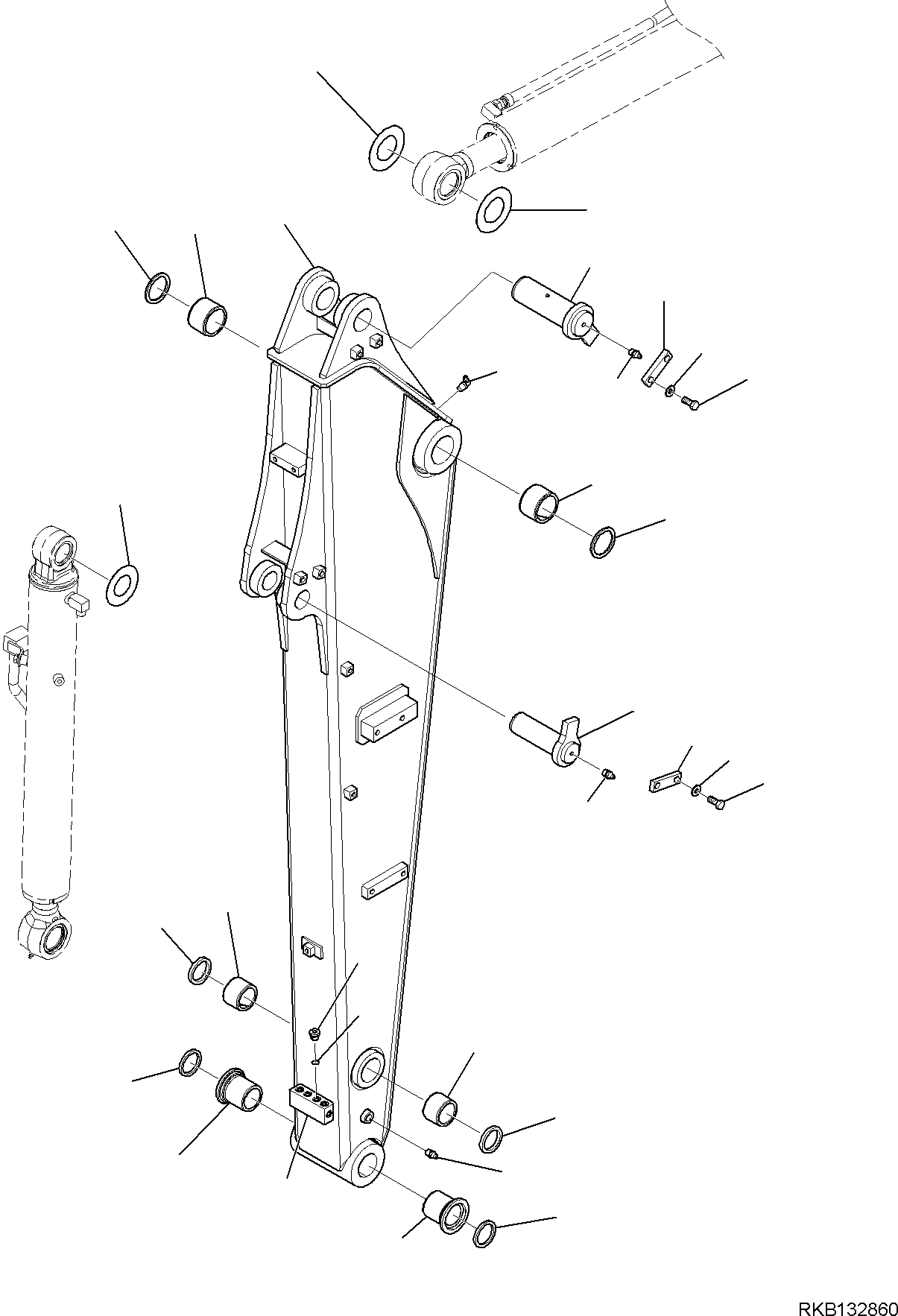 ARM, ASSEMBLY 21D-973-3010 KOMATSU