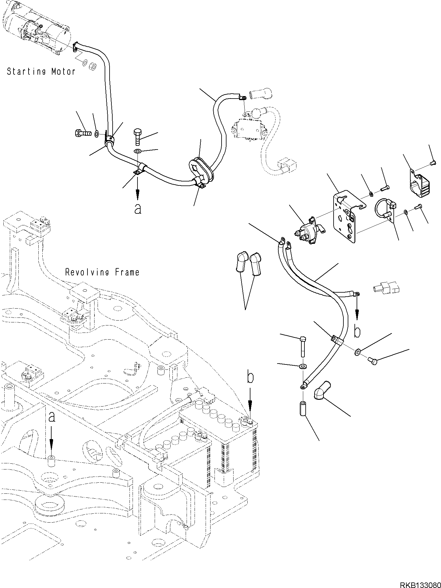 Кабель 08028-58045 KOMATSU