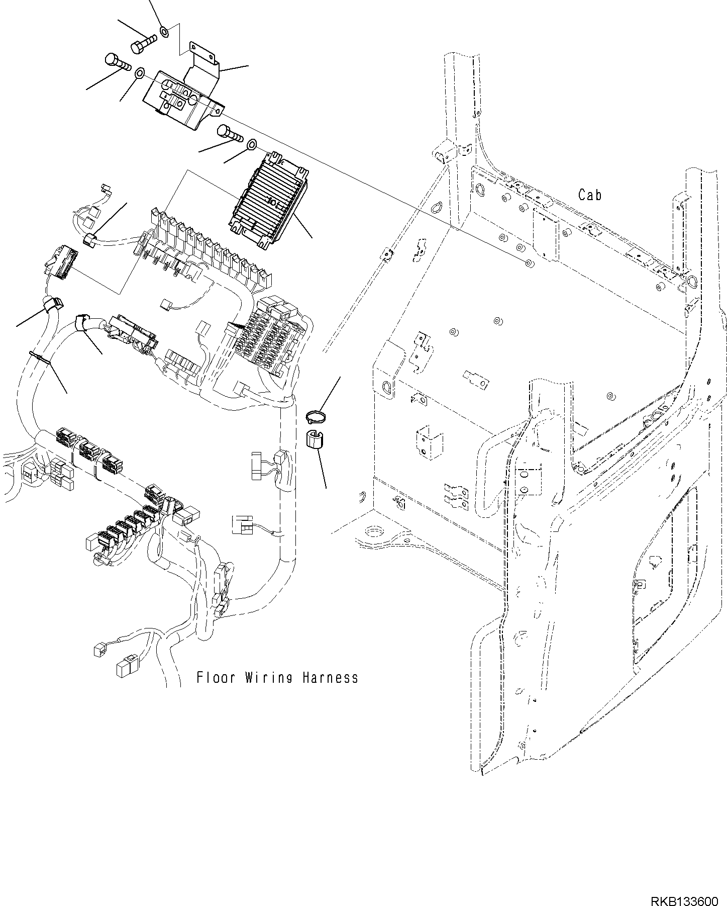 Кронштейн 21D-06-51280 KOMATSU