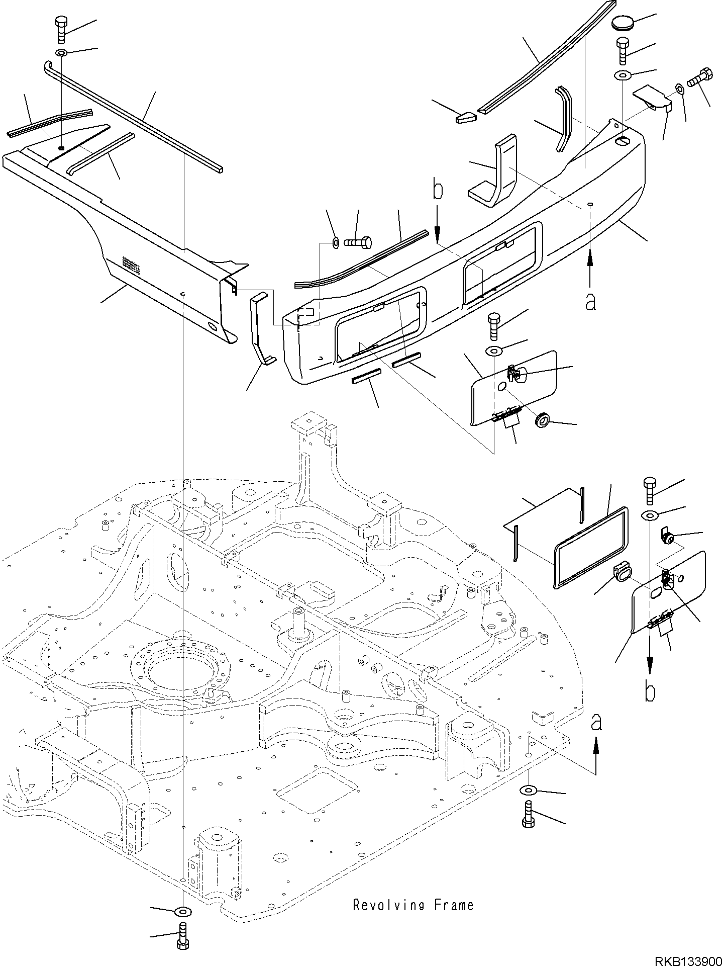 Крышка 21D-54-51220 KOMATSU
