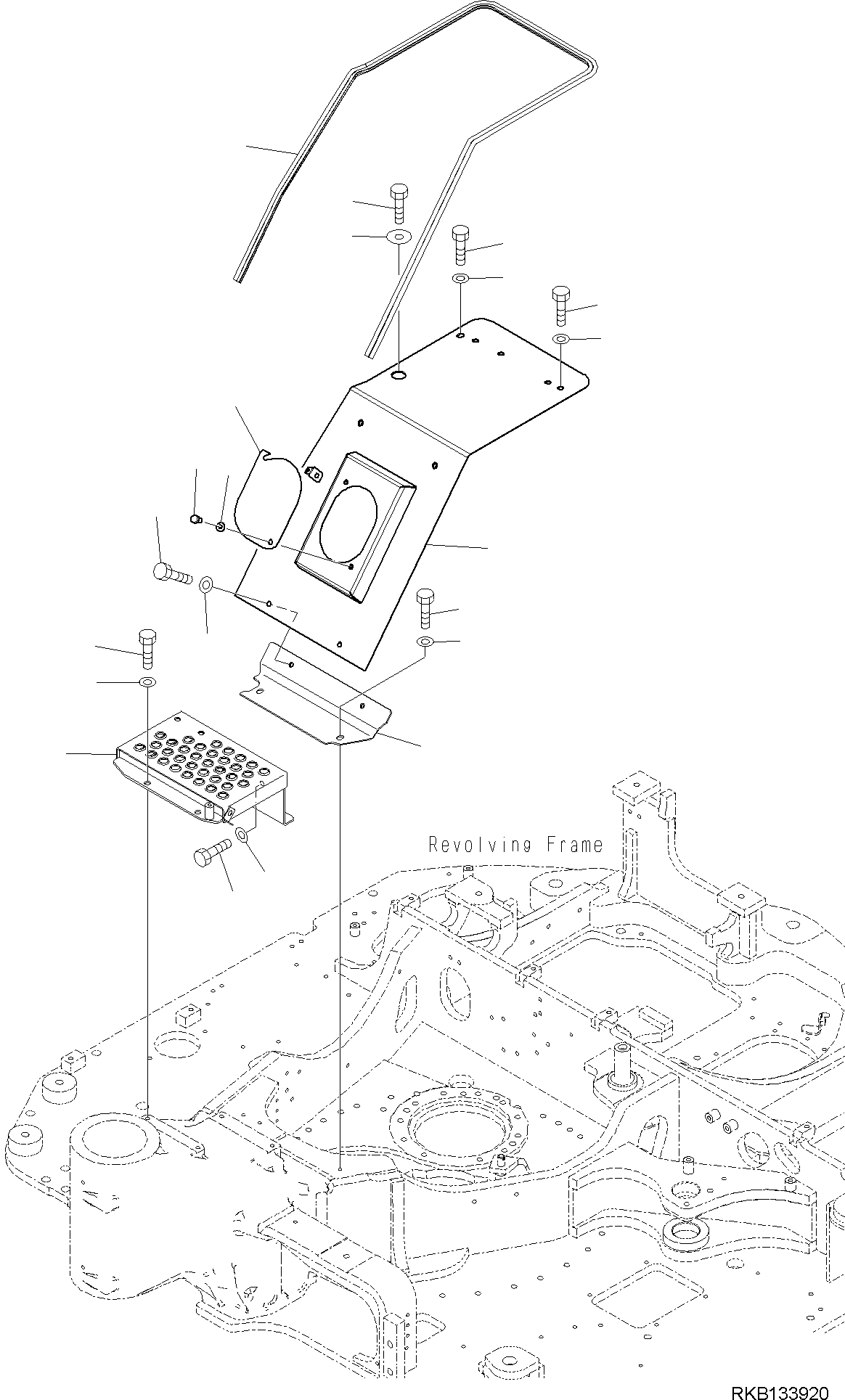 COVER, ASSEMBLY 21D-54-51460 KOMATSU