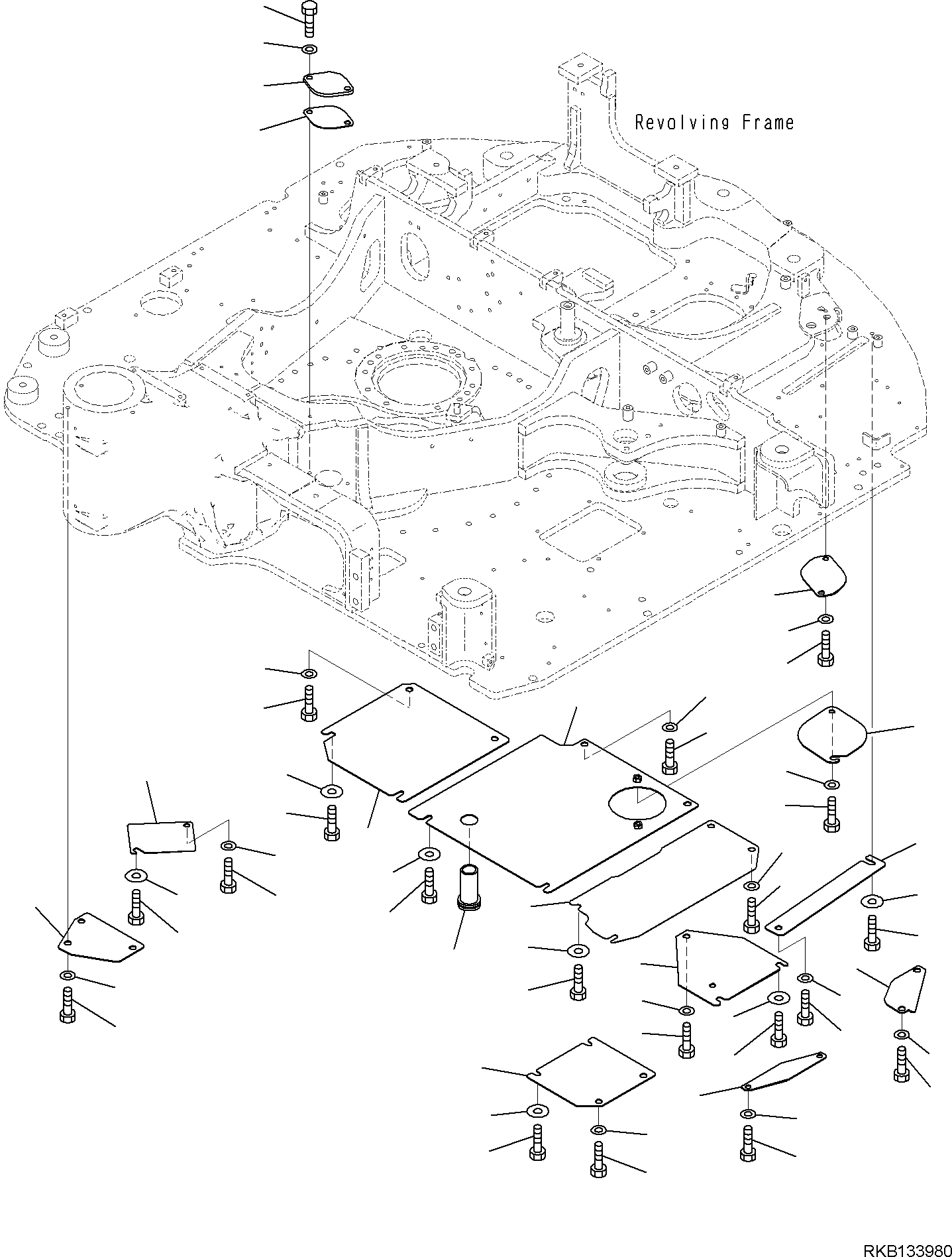 Крышка 21D-54-51140 KOMATSU