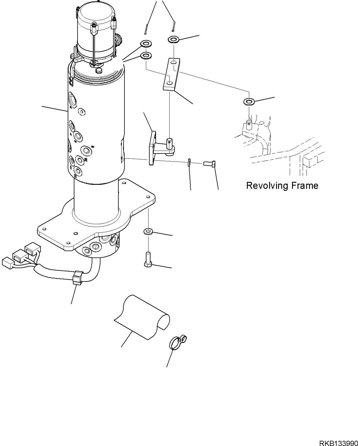SWIVEL JOINT, ASSEMBLY 21D-60-51600 KOMATSU