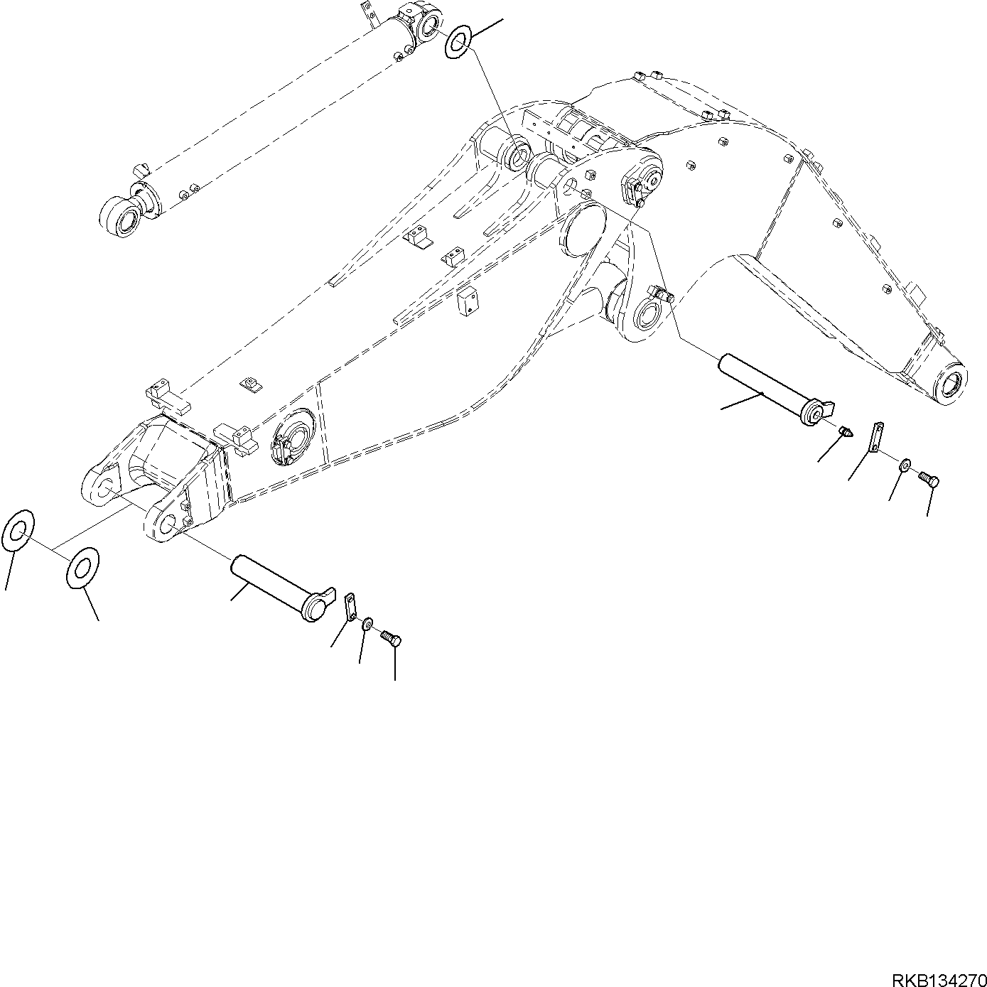 Палец 21W-70-R8942 KOMATSU