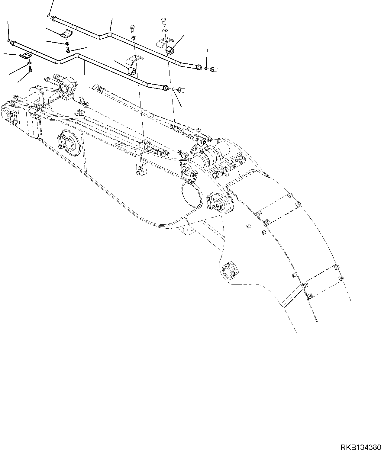 Хомут 203-973-R660 KOMATSU