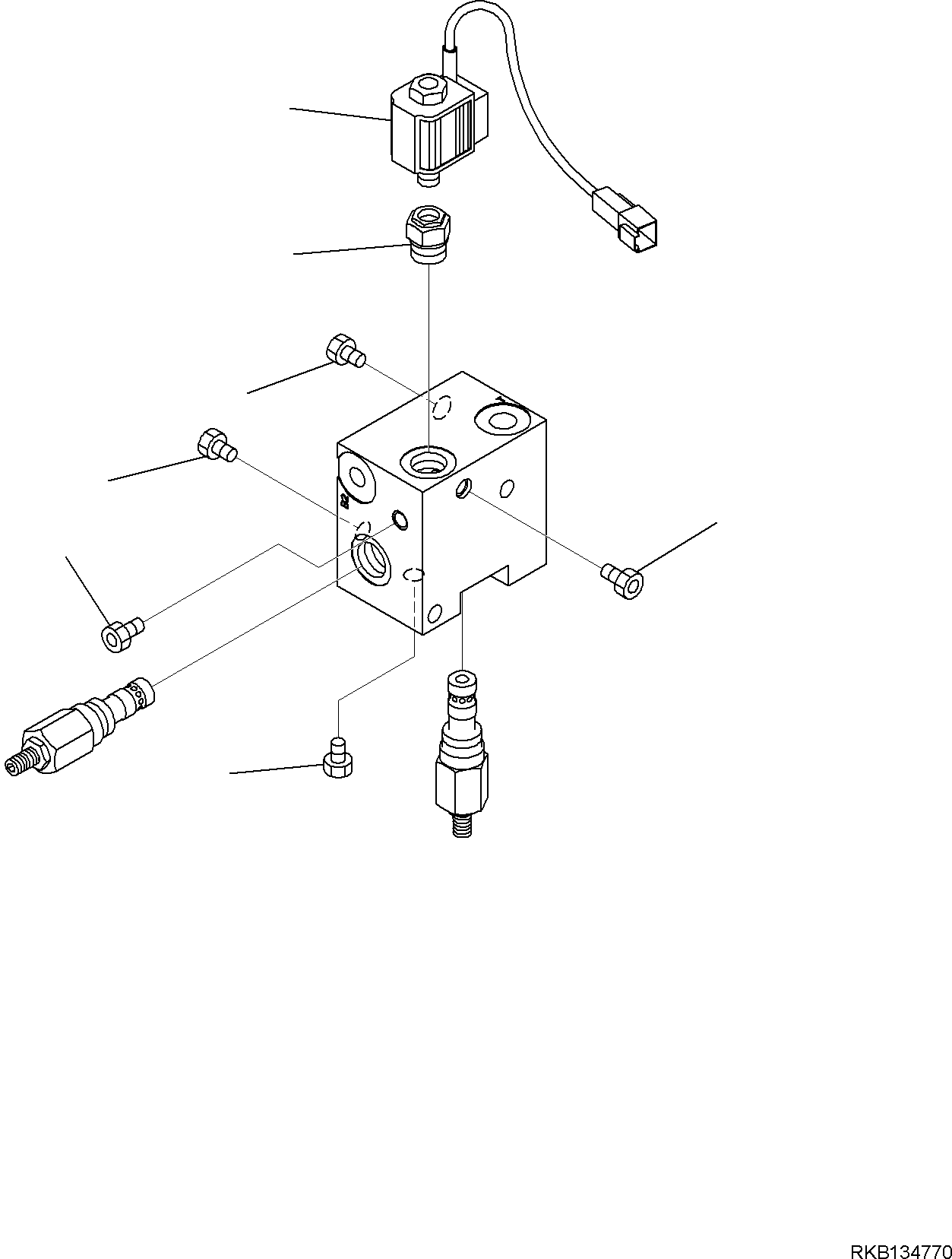 SOLENOID VALVE, ASSEMBLY 21D-62-54710 KOMATSU