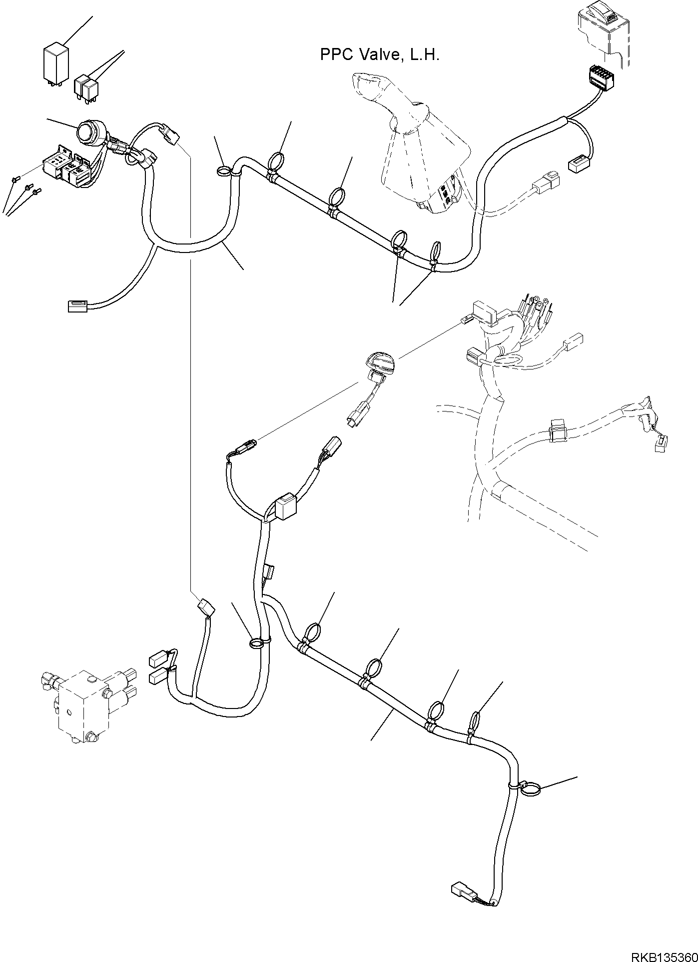 Жгут проводов 22J-06-55960 KOMATSU