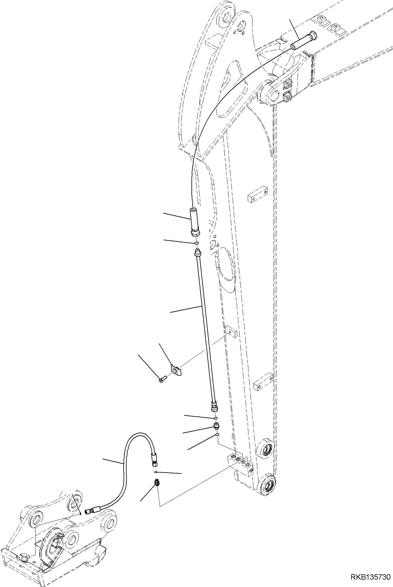 Шланг 22F-973-5520 KOMATSU