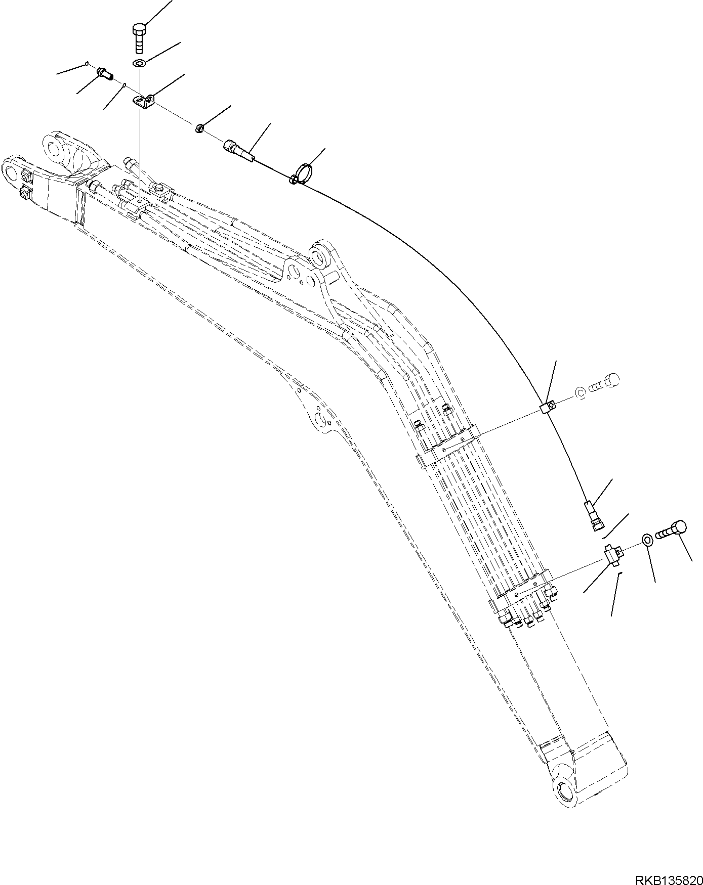 Шланг 22L-973-5780 KOMATSU