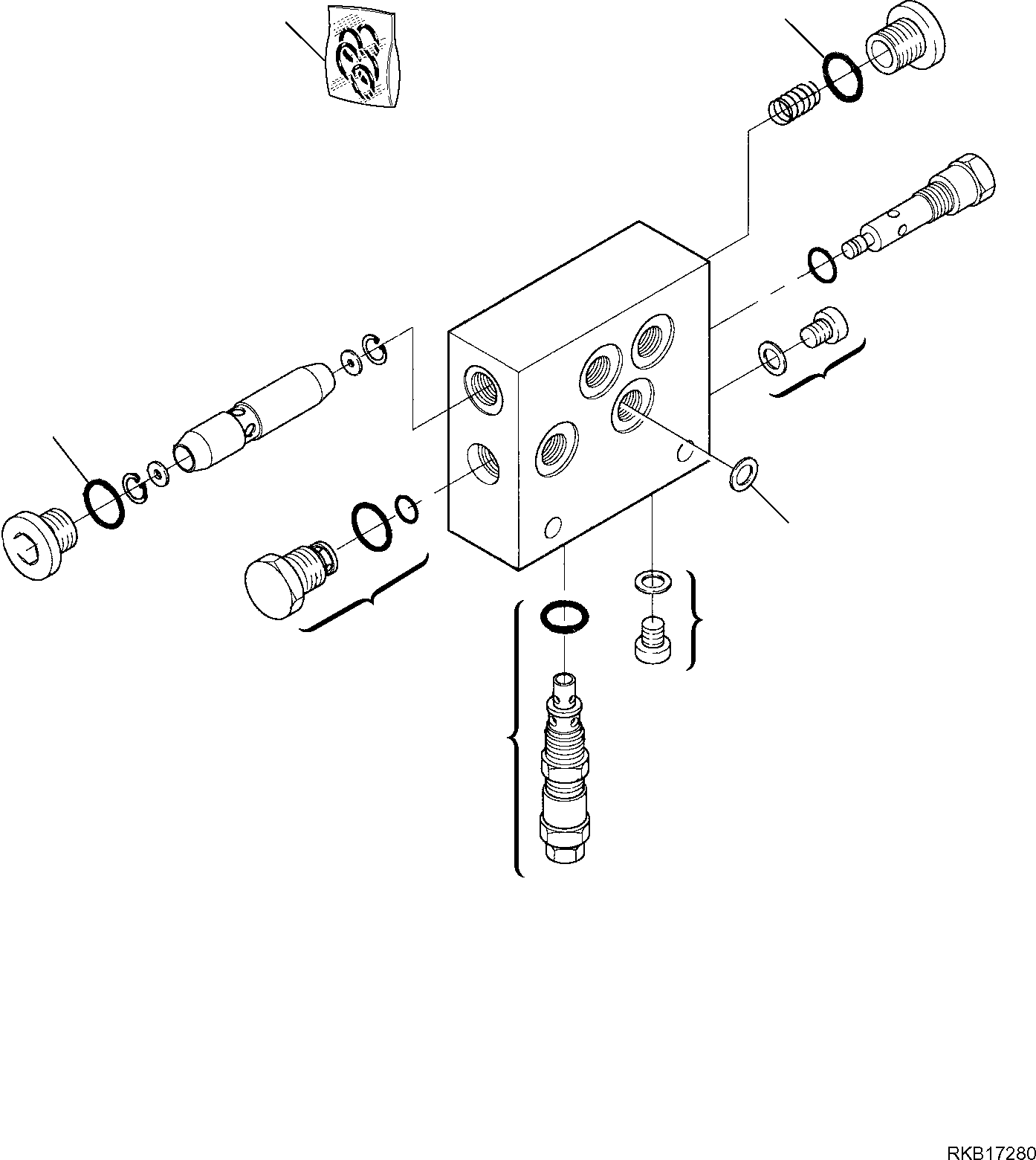 VALVE, ASSEMBLY, SELF LEVELLING 37D-62-14240 KOMATSU