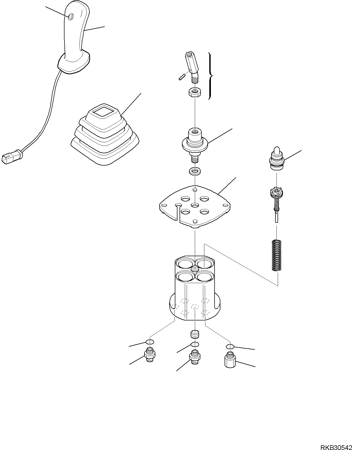 PPC VALVE, R.H. 844020310 KOMATSU