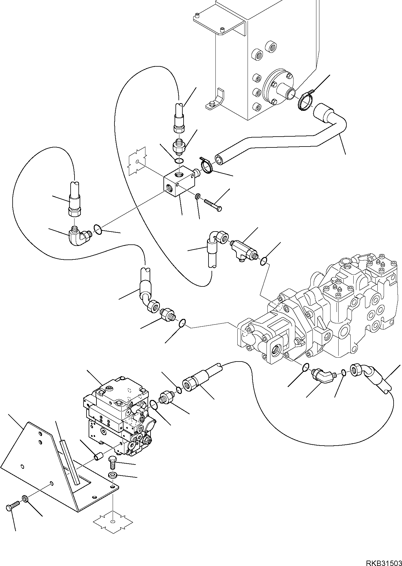CONTROL VALVE, ASSEMBLY (FLOATING VERSION) 723-13-13600 KOMATSU
