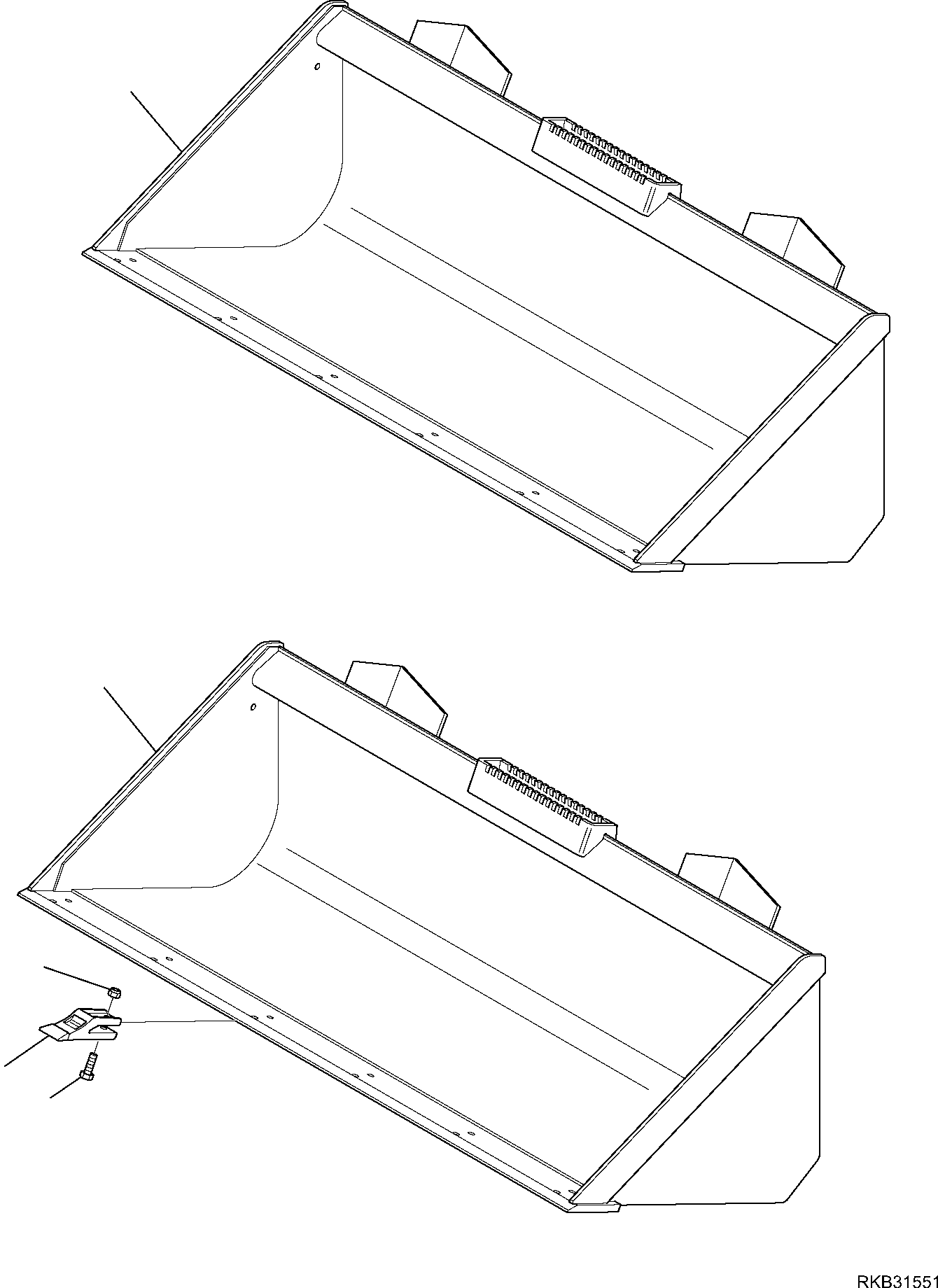 BUCKET, 1690 MM 37A-70-12130 KOMATSU