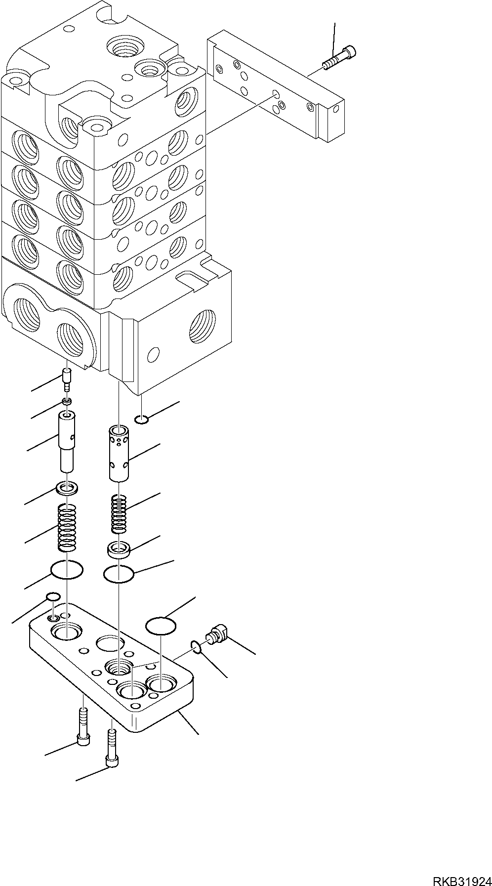 CONTROL VALVE (SUPER HIGH FLOW) (723-14-12900) KOMATSU