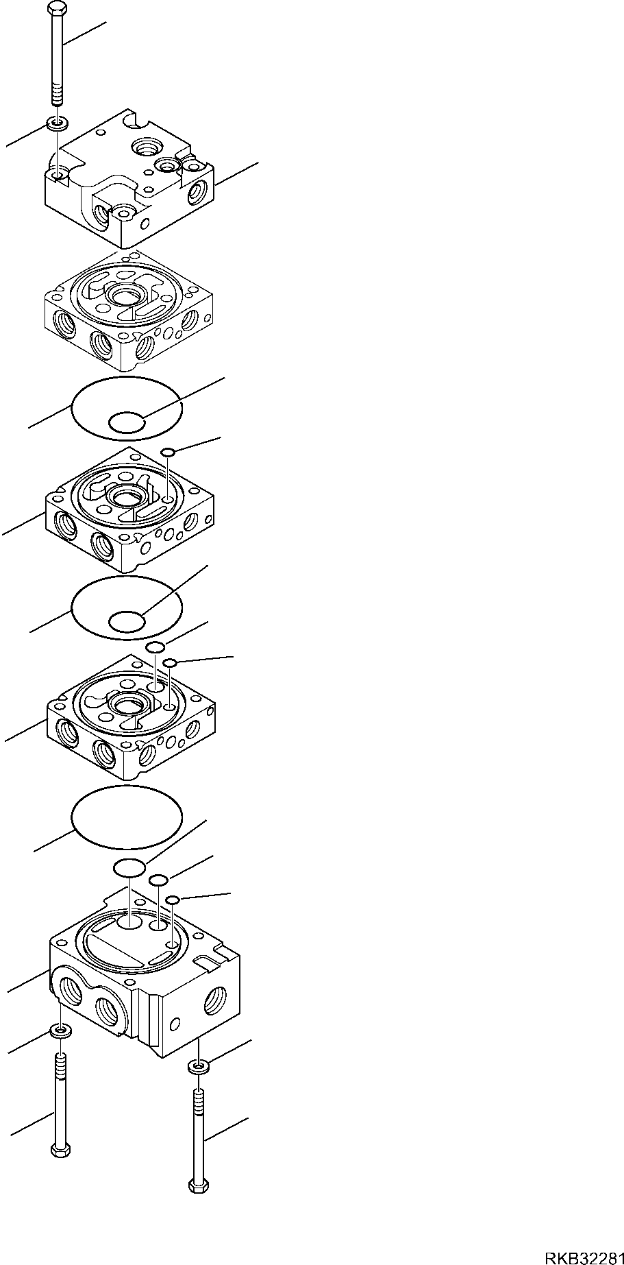 CONTROL VALVE (HIGH FLOW) 723-13-13700 KOMATSU