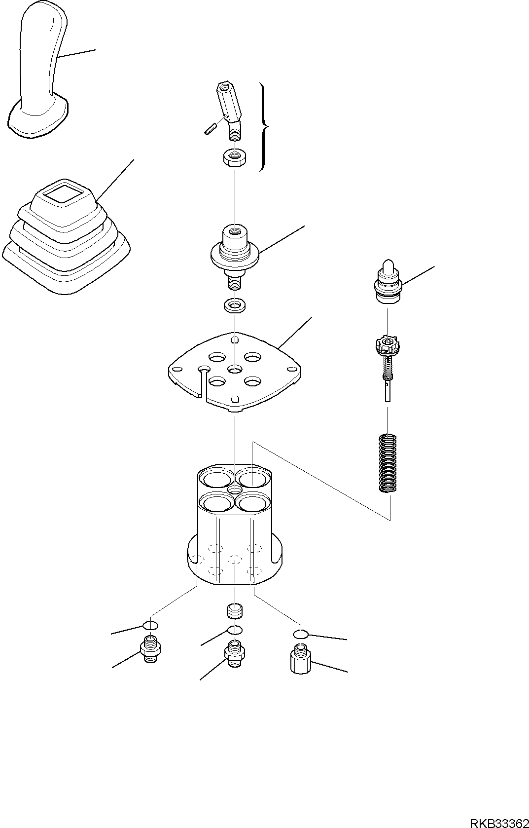 PPC VALVE, L.H. 844020311 KOMATSU