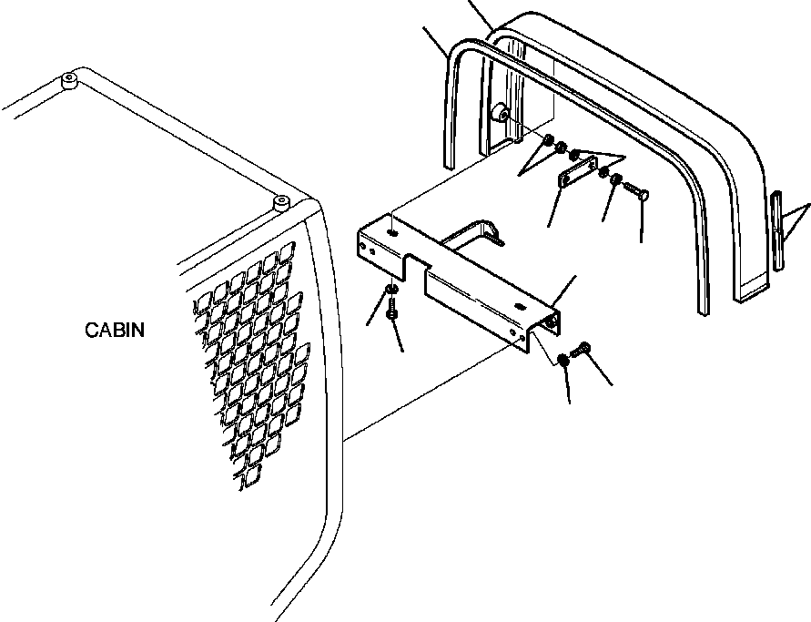 HOOD, FIXED, ASSEMBLY 37C-54-11401 KOMATSU