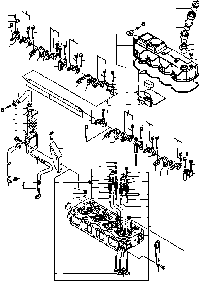 ENGINE ASSEMBLY 37C-01-A1201 KOMATSU