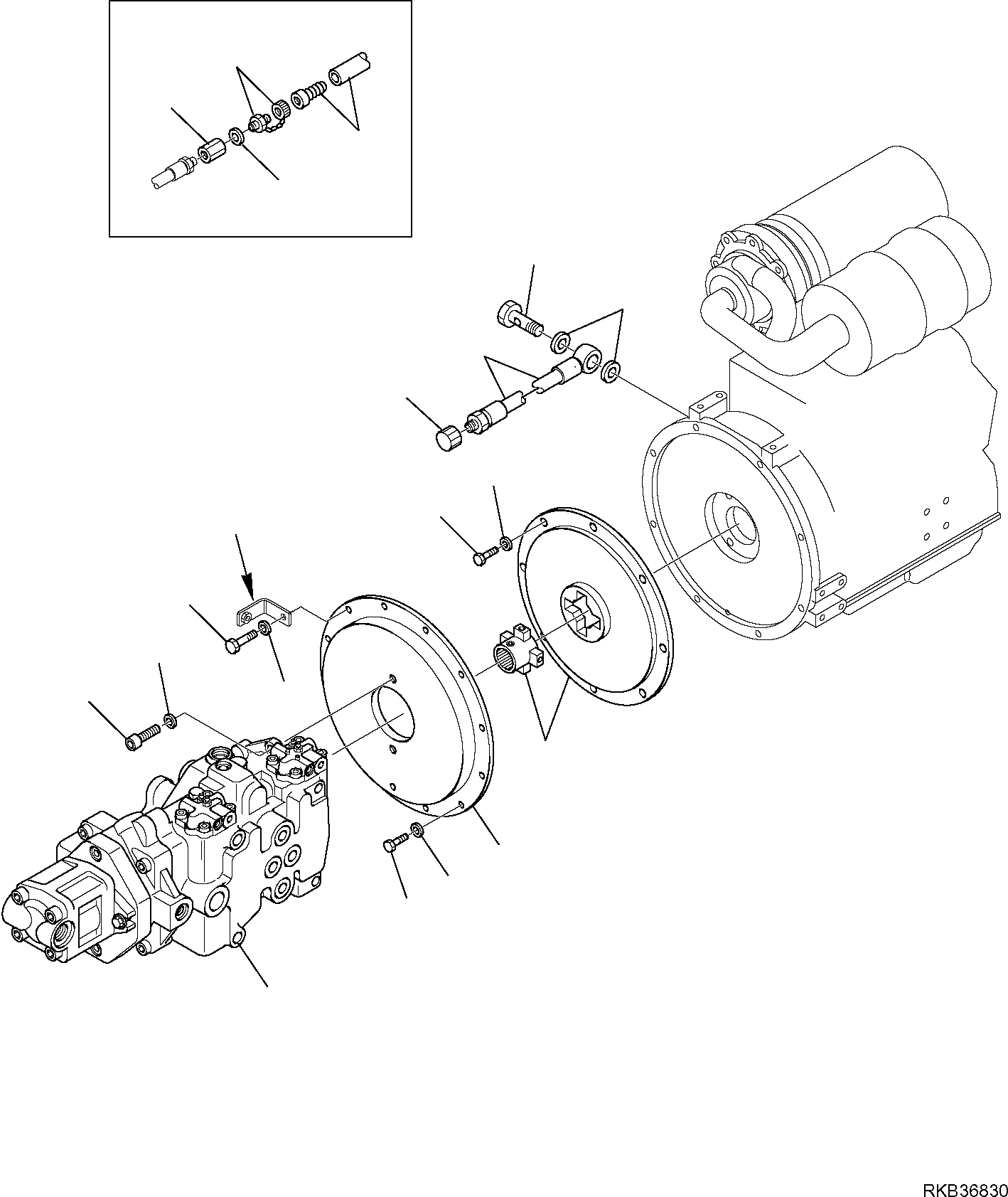 Муфта 37C-01-12240 KOMATSU