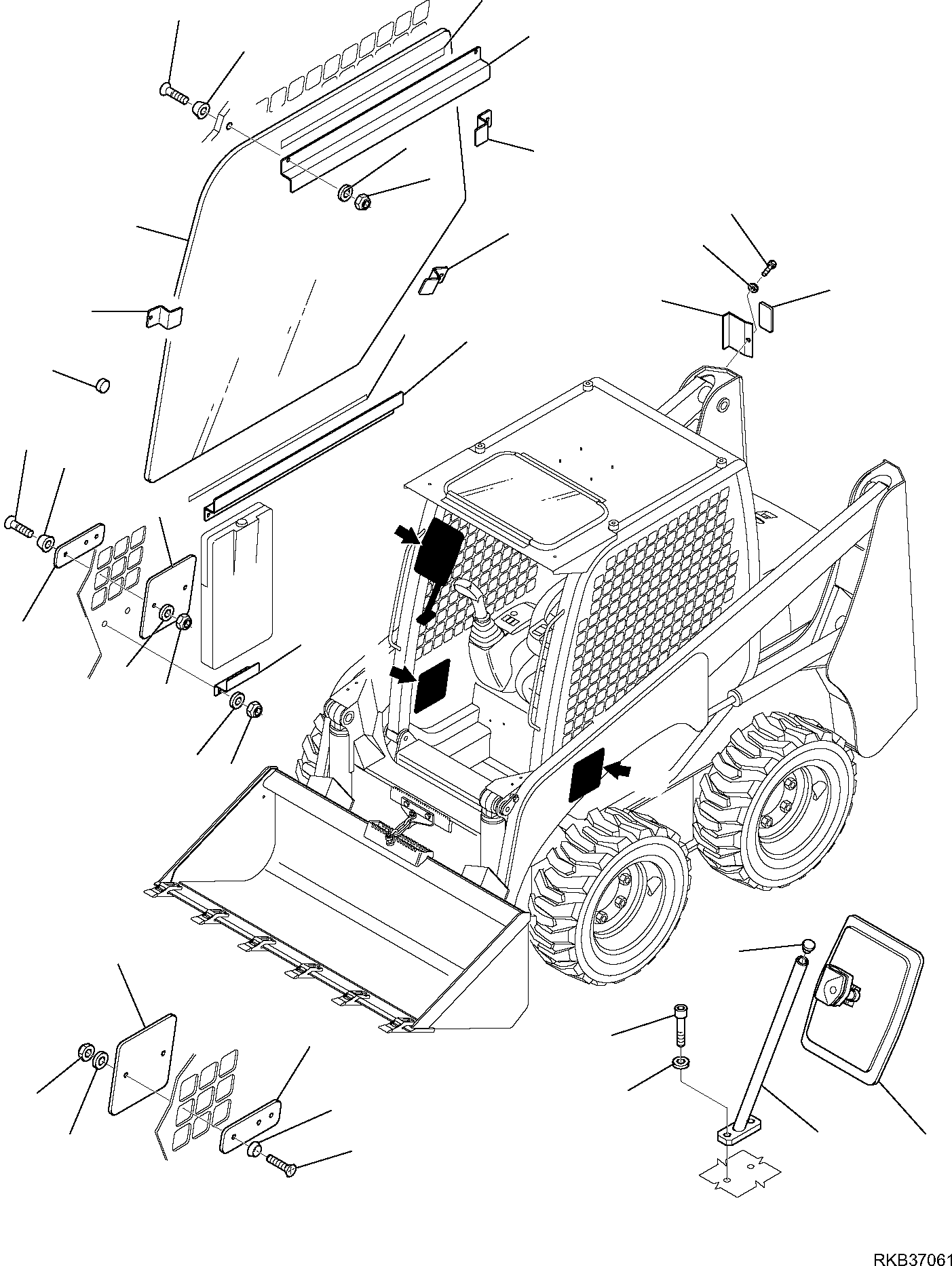 BENT 37A-54-15331 KOMATSU