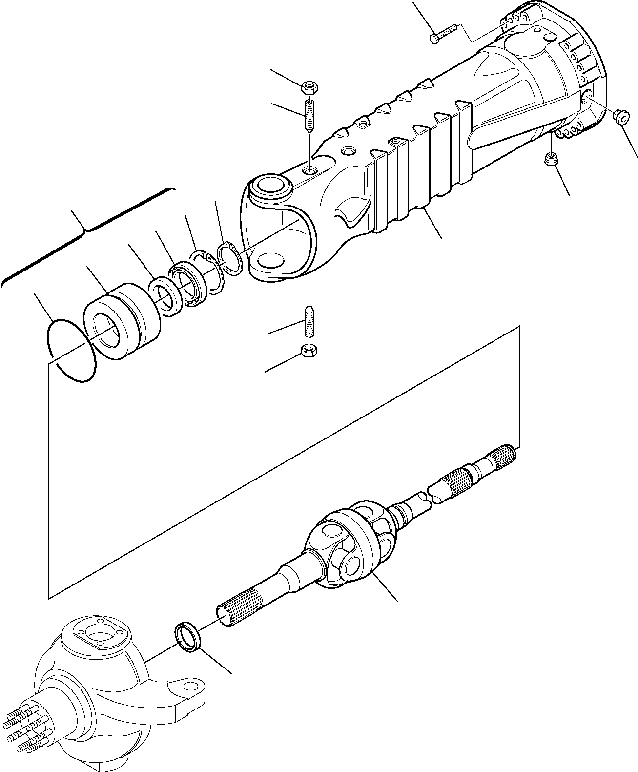 SLEEVE, ASSY. HU2126701 KOMATSU