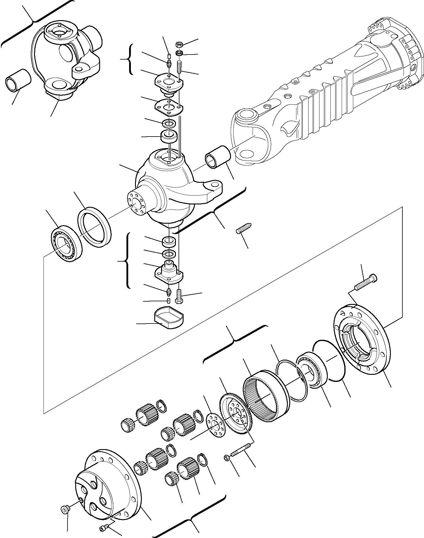 PLANET GEAR CARRIER, ASSY DG2120671017 KOMATSU