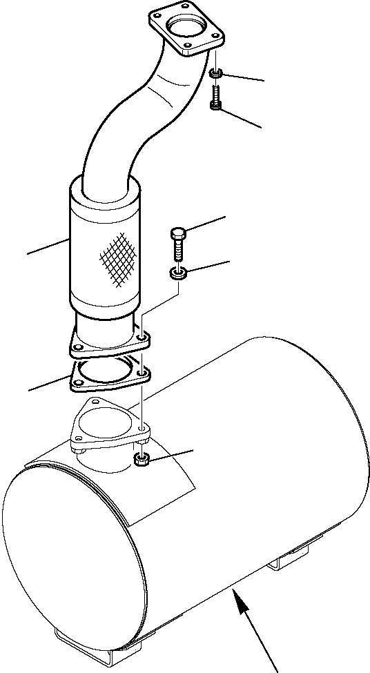 MANIFOLD, EXHAUST 395-02-11171 KOMATSU
