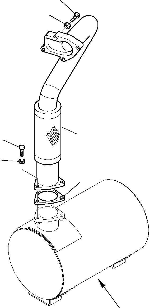 MANIFOLD, EXHAUST 395-02-11120 KOMATSU