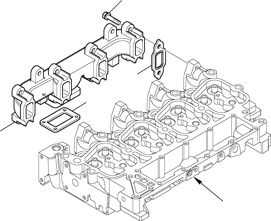 Болт EA504085705 KOMATSU