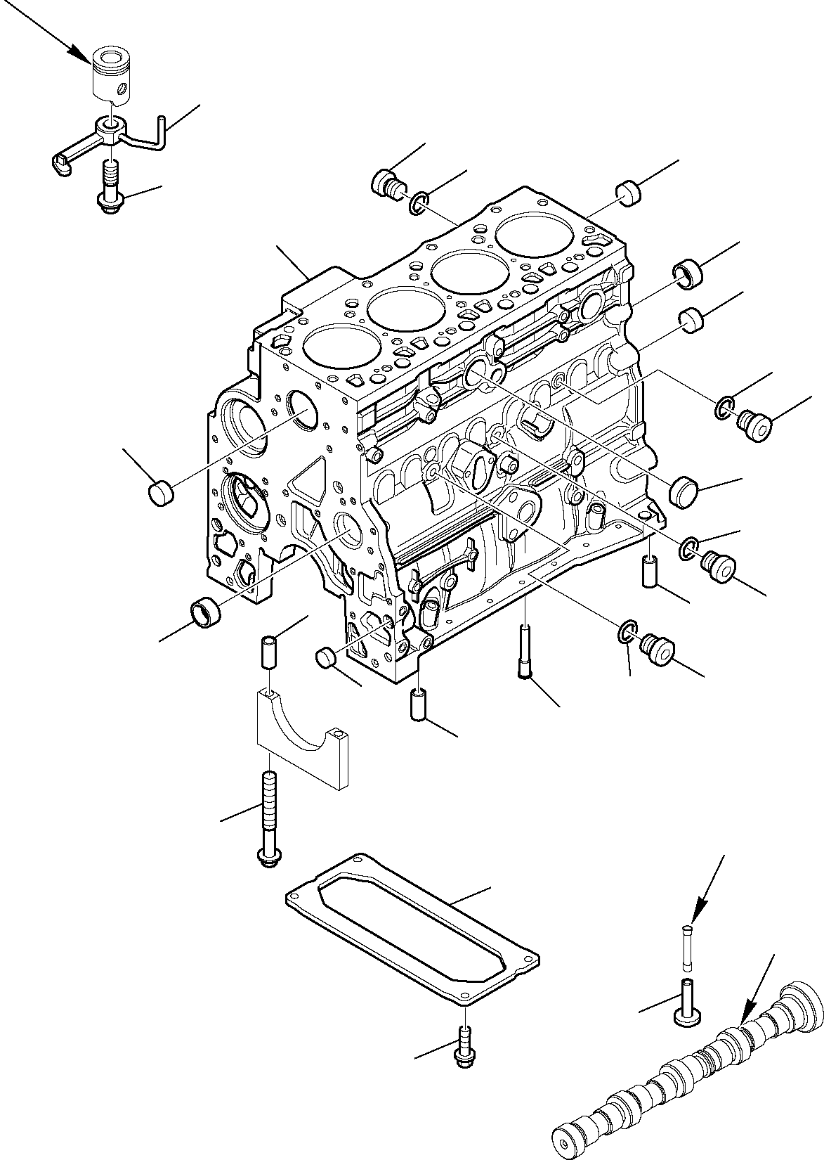 BLOCK ASSY, CYLINDER EA2830081 KOMATSU