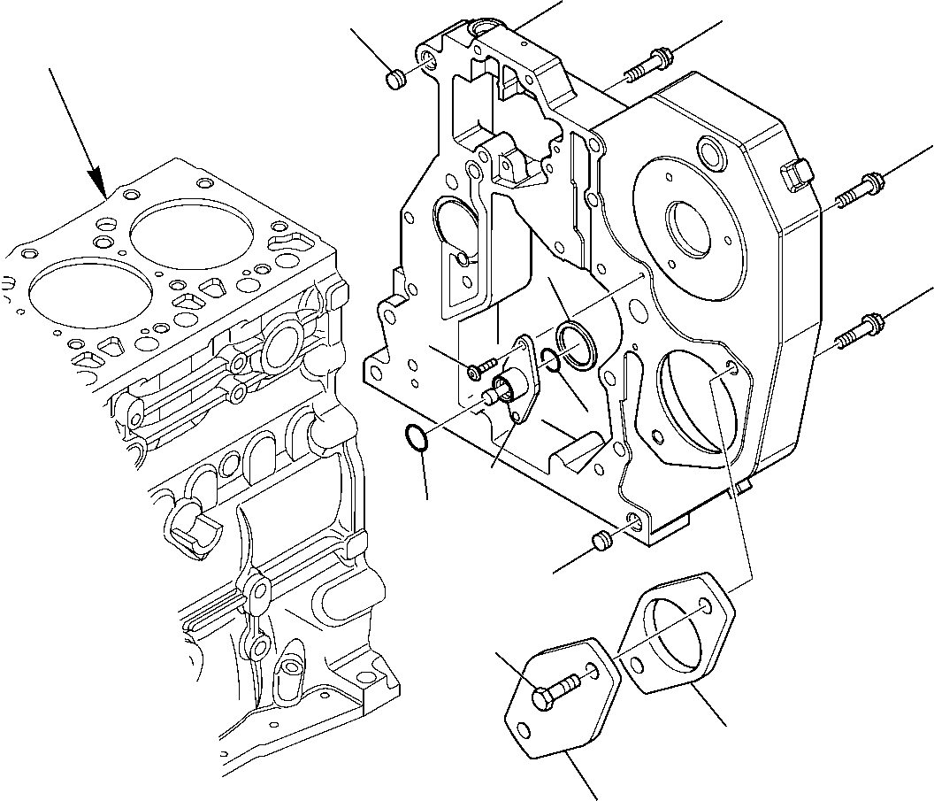 Уплотнительное кольцо круглого сечения EA17278780 KOMATSU
