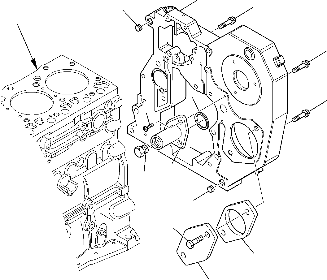 Пластина EA504170787 KOMATSU