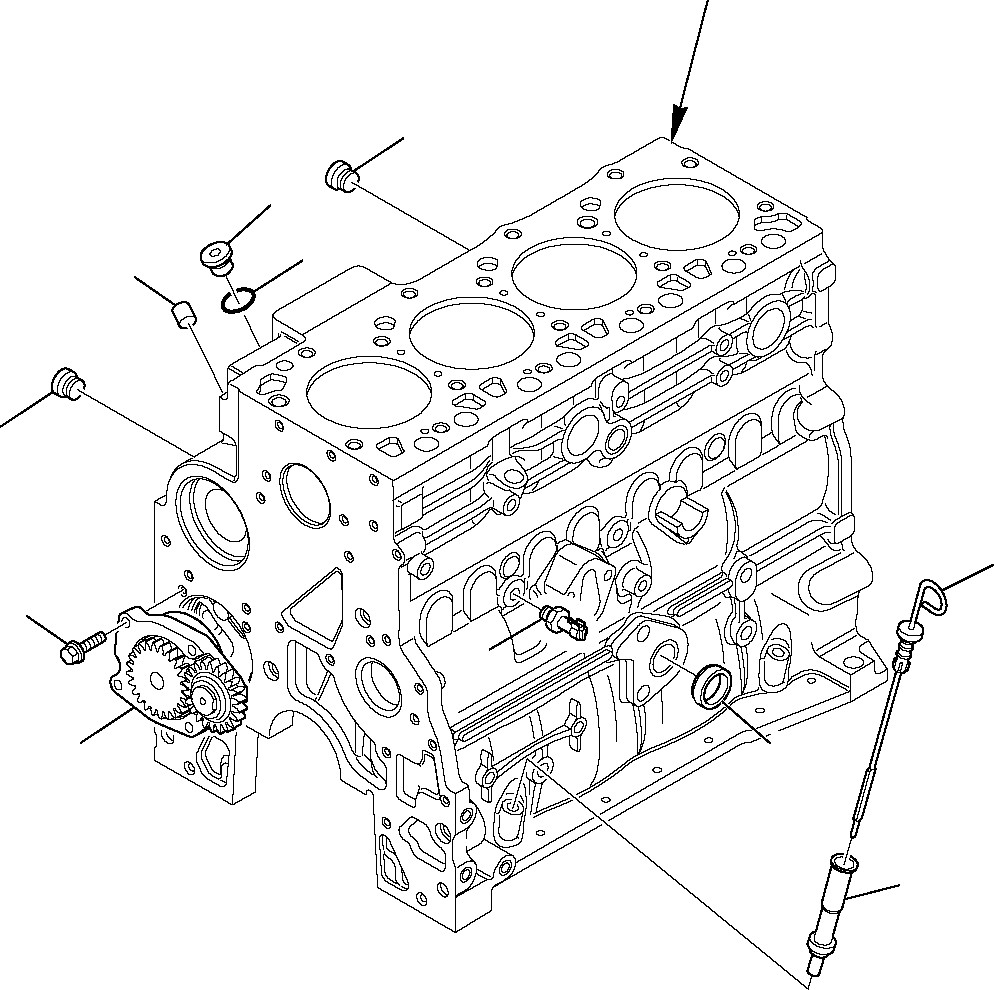 Пробка EA4899036 KOMATSU