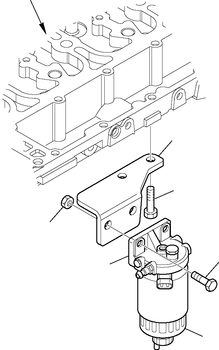 Гайка EA4895166 KOMATSU