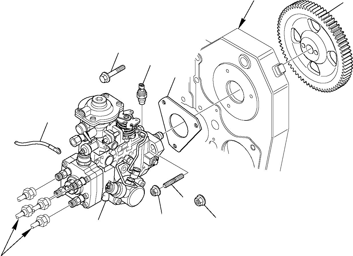 PUMP, ASSY. EA504117106 KOMATSU